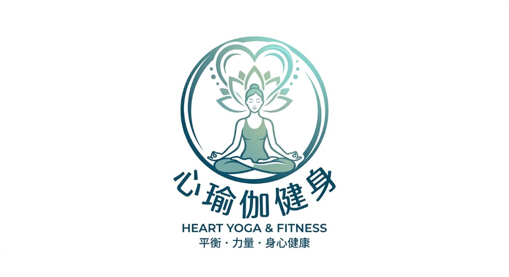 心瑜伽健身 LOGO
